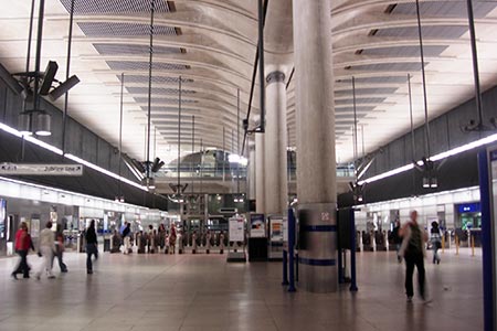 Jubilee Line Extension Canary Wharf Station